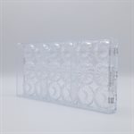 POLYCARBONATE MOLD WREATH 8 GR 27.5X13.5X2.4CM