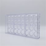POLYCARBONATE MOLD FOOTBALL 26MM 27.5X13.5X2.4CM