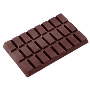 POLYCARBONATE MOLD TABLET 205 GR 27.5X13.5X2.4CM