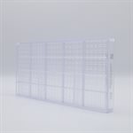 POLYCARBONATE MOLD SMALL WAFFLE 27.5X13.5X2.4CM