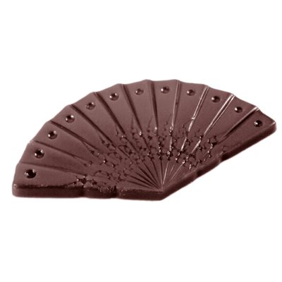 POL.MLD HAND FAN CARAQUE 27.5X13.5X2.4CM