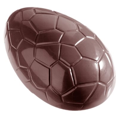 POLYCARBONATE MOLD EGG CROCO 60MM 27.5X13.5X2.4CM