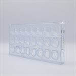 POLYCARBONATE MOLD RASPBERRY 27.5X13.5X2.4CM