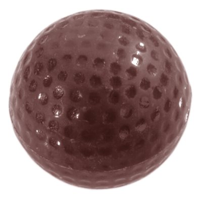 POLYCARBONATE MOLD GOLFBALLL MINI 27.5X13.5X2.4CM