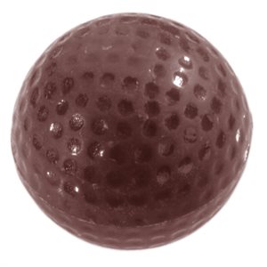 POLYCARBONATE MOLD GOLFBALLL MINI 27.5X13.5X2.4CM