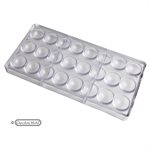 POLYCARBONATE MOLD GOLFBALLL MINI 27.5X13.5X2.4CM