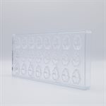 POLYCARBONATE MOLD FROG 3 X 8 27.5X13.5X2.4CM