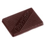 POLYCARBONATE MOLD CHOCOLATE 27.5X13.5X2.4CM