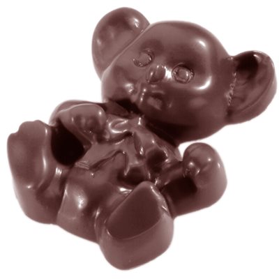 POLYCARBONATE MOLD BEAR CARAQUE 27.5X13.5X2.4CM