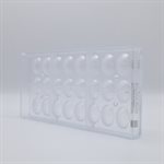 POLYCARBONATE MOLD EGG OVAL 27.5X13.5X2.4CM