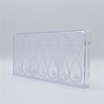 POLYCARBONATE MOLD HOLLY LEAF 27.5X13.5X2.4CM