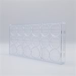 POLYCARBONATE MOLD DISC 40MM 27.5X13.5X2.4CM