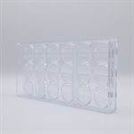 POLYCARBONATE MOLD DISC 40MM 27.5X13.5X2.4CM