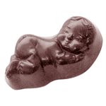 POLYCARBONATE MOLD BABY NANDA 27.5X13.5X2.4CM