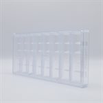 POLYCARBONATE MOLD BAR BARC 27.5X13.5X2.4CM