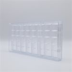 POLYCARBONATE MOLD BAR BARC 27.5X13.5X2.4CM