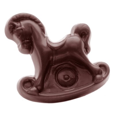 POLYCARBONATE MOLD ROCKING HORSE 27.5X13.5X2.4CM
