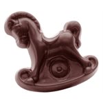 POLYCARBONATE MOLD ROCKING HORSE 27.5X13.5X2.4CM