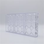 POLYCARBONATE MOLD EURO CARAQUE 27.5X13.5X2.4CM