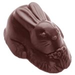 POLYCARBONATE MOLD LARGE RABBIT 27.5X13.5X2.8CM