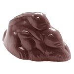 POLYCARBONATE MOLD DOUBLE TEAM 27.5X13.5X3.5CM