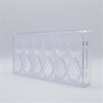 POLYCARBONATE MOLD DOUBLE TEAM 27.5X13.5X3.5CM