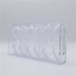 POLYCARBONATE MOLD DOUBLE TEAM 27.5X13.5X3.5CM