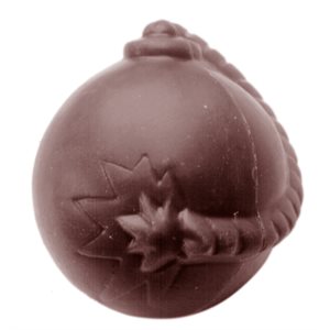 POLYCARBONATE MOLD BOMB 27.5X13.5X2.4CM