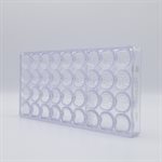 POLYCARBONATE MOLD TRUFFLE 27.5X13.5X2.4CM