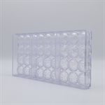 POLYCARBONATE MOLD TRUFFLE 27.5X13.5X2.4CM