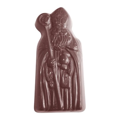 POLYCARBONATE MOLD SAINT NICHOLAS 27.5X13.5X2.4CM