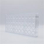 POLYCARBONATE MOLD BOWL 20MM 27.5X13.5X2.4CM