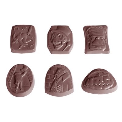 POL.MLD HALOWEEN ASSORTI 6 FIG 27.5X13.5X2.4CM