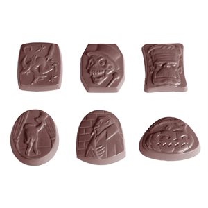 POL.MLD HALOWEEN ASSORTI 6 FIG 27.5X13.5X2.4CM