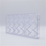 POLYCARBONATE MOLD VENICE 3 FIG 27.5X13.5X2.4CM