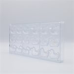 POLYCARBONATE MOLD DUCK DOUBLE 27.5X13.5X2.4CM