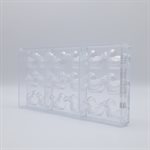 POLYCARBONATE MOLD DUCK DOUBLE 27.5X13.5X2.4CM