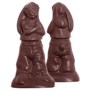 POLYCARBONATE MOLD RAPPER RABBIT 27.5X13.5X2.4CM