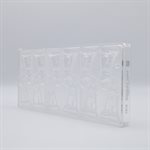 POLYCARBONATE MOLD RAPPER RABBIT 27.5X13.5X2.4CM