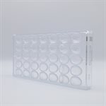 POLYCARBONATE MOLD EASTER EGG 27.5X13.5X2.4CM