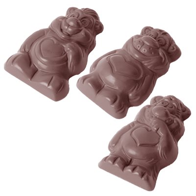 POL.MLD 3 LITTLE BEARS 3 FIG 27.5X13.5X2.4CM