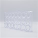 POLYCARBONATE MOLD APPLE 27.5X13.5X2.4CM