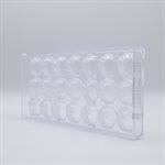 POLYCARBONATE MOLD APPLE 27.5X13.5X2.4CM