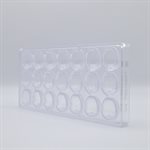 POLYCARBONATE MOLD APPLE 27.5X13.5X2.4CM