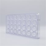 POLYCARBONATE MOLD CLOVER SMALL 27.5X13.5X2.4CM