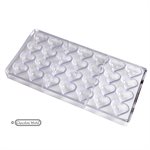 POLYCARBONATE MOLD SMALL HEART 27.5X13.5X2.4CM