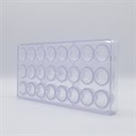 POLYCARBONATE MOLD CAP 27.5X13.5X2.4CM