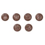 POL.MLD SMILEY ASSORTED 6 FIG 27.5X13.5X2.4CM