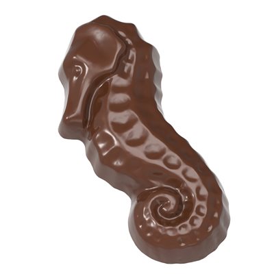POLYCARBONATE MOLD SEAHORSE 27.5X13.5X2.4CM