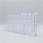 POLYCARBONATE MOLD PINEAPPLE 27.5X13.5X2.4CM